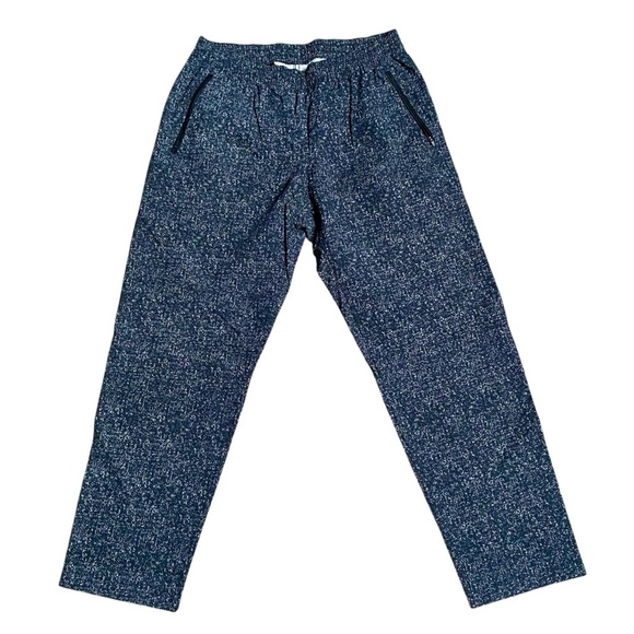 Outdoor Voices Gray White Joggers Small Moisture-Wicking Zip Pocket Active Pants - Picture 1 of 10